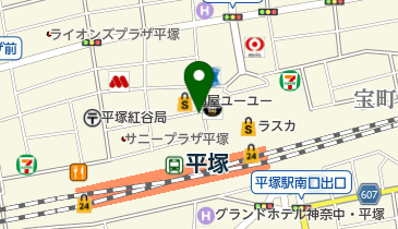 手打蕎麦 相州の地図画像