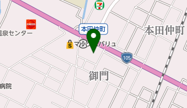 うまい 一丸鮨 回転寿司 本荘店の地図画像