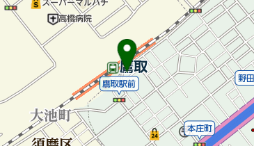 どうじ与うの地図画像
