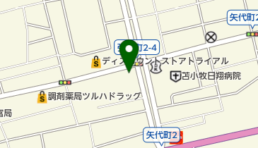 はんかちの木の地図画像