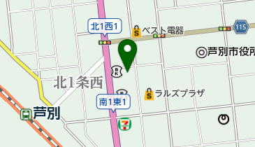 レストラン喫茶パレスの地図画像