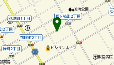 菩提樹喫茶の地図画像