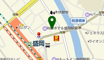 カプチーノ詩季の地図画像