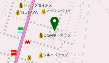 喫茶更紗の地図画像