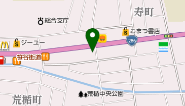 中村屋 山形寿町店の地図画像