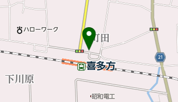 オレンジの地図画像