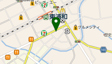 珈琲あめんぼの地図画像