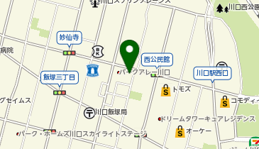 茶色の小びんの地図画像