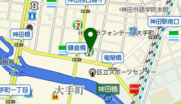 馬亜車神田店の地図画像