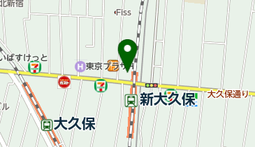 Shubelu 新大久保店の地図画像