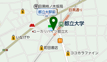 すぎの木 都立大店の地図画像