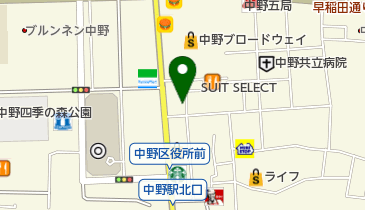 くれない茶房の地図画像