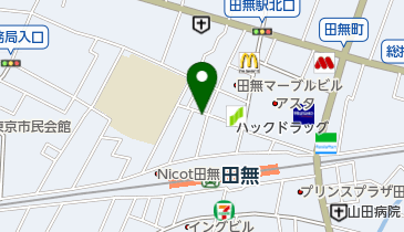 武蔵野茶房田無本店の地図画像