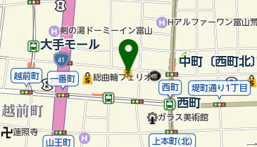 オレンジシャリマティ 総曲輪店の地図画像