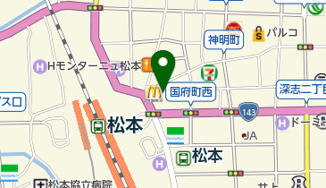 信濃館の地図画像