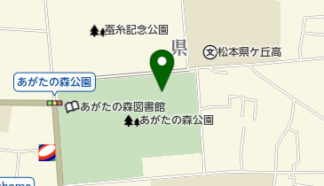 あがたの森ティールームの地図画像