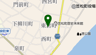 ブルーリバーカフェの地図画像