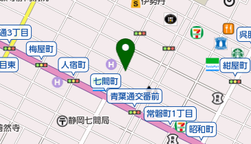 松風堂の地図画像