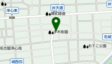 ビリヤード名城の地図画像