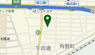 白樺の地図画像