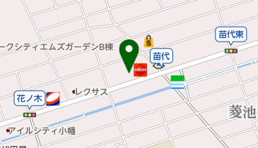 パンジーの地図画像