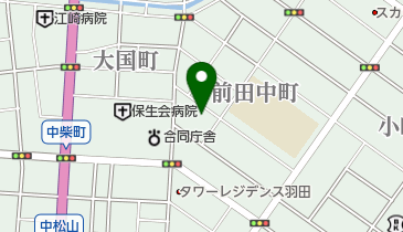茶房大河の地図画像