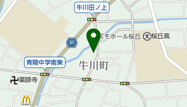 ポップコーンの地図画像