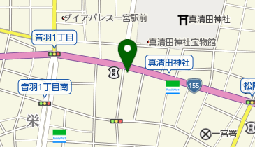 馬酔木の地図画像