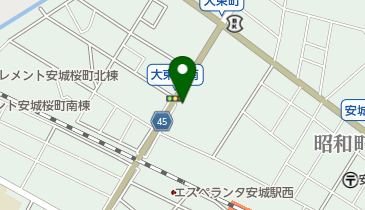 モノクロームの地図画像