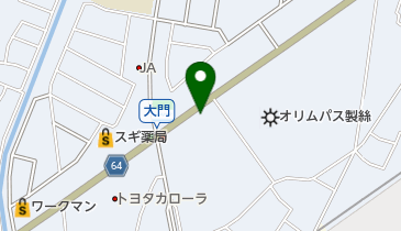 カスガの地図画像