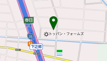 ハニイタイムの地図画像