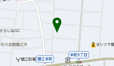 支留比亜珈琲 蟹江荘の地図画像