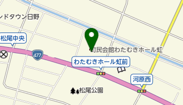 ティールームレインボーの地図画像