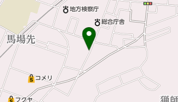 かしの木の地図画像