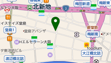 コーヒーショップ グリーンピースの地図画像