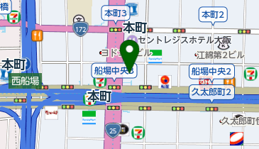 カフェロードの地図画像