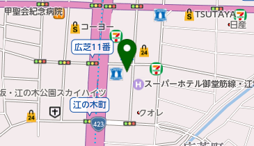 コーヒーハウス絹の地図画像