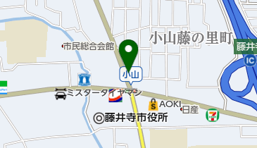 小山の地図画像