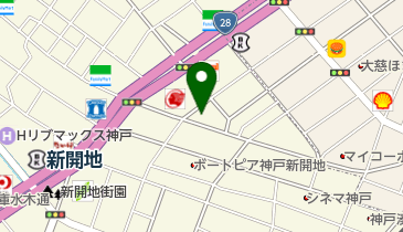 喫茶ハニーの地図画像