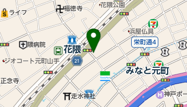 純喫茶ベアの地図画像