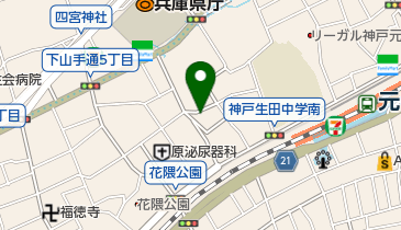 みのい珈琲店の地図画像
