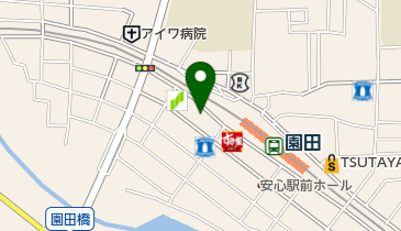 レインボーの地図画像