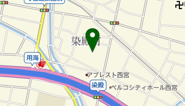 くすの木の地図画像