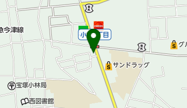 喫茶花の地図画像