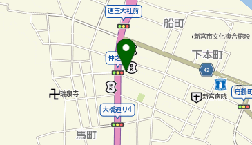 きゃろっとの地図画像