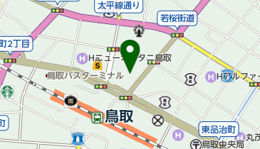 チャップリン喫茶の地図画像