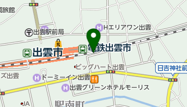 アトネスいずもカフェアトリオの地図画像