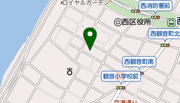 喫茶まつうらの地図画像