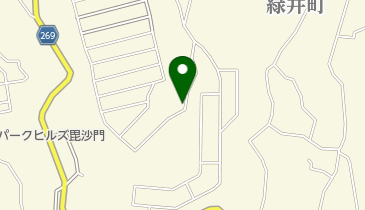 赤い屋根の地図画像