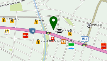 カフェステージドンクの地図画像